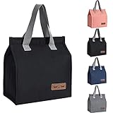 Yikki Lunchtasche für Damen und Herren, Kühltasche Klein, Wiederverwendbare Isolierung Lunchbag,...