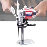 NYANS Elektrische Vertikale Stoffschneidemaschine – Gerades Messer für Textilien, Papier, Leder,...