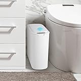 LIROPAU Sensor Mülleimer 25L, Automatischer Mülleimer mit Sensor, Elektrischer Mülleimer mit...