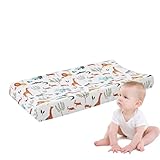 Wickelauflagenbezug aus dehnbarer Baumwolle – weiche und atmungsaktive Wickeltischbezüge und Pads...