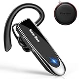 New bee Bluetooth Headset Wireless Headset Bluetooth Freisprechen im Ohr mit Clear Voice Capture...