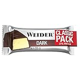 Weider Classic Pack, 27% Protein Bar, Dark-Chocolate Riegel, 24 x 32 g