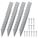 Zaunpfosten – Reparatur-Set, 4-teilig, Torpfosten, rostbeständig, für Garten, Pool, Bauernhof,...