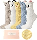 Caldodo Kuschelsocken Stoppersocken Damen, Dicke Wintersocken Warme Flauschige Socken für Frauen...