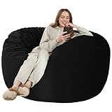 Kasunpul Sitzsack Stuhl Sitzsack Stühle für Erwachsene Riesen Sitzsäcke mit Samtbezug Bean Bag,...
