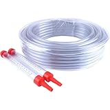 BAUSTER® Schlauchwasserwaage mit zwei Messröhrchen, Nivelliergerät 10-25m aus hochwertigem...