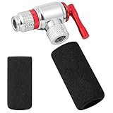 AOOWU CO2 Fahrradpumpe für Wettkämpfe, Fahrradpumpe CO2, CO2-Inflator, Schnell,Einfach und Sicher...