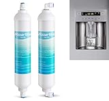 ilauke 2 x Wasserfilter für Samsung Aqua Pure Plus LG AEG Ersatz Externer Kühlschrank Wasser...