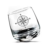 Seaside No.64 - Wackelglas/Whiskeyglas/Schwenkglas/Rumglas - 2er Set Geschenkbox - Party Sturmglas...
