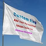 Personalisierte Flagge, Fahne Selbst Gestalten, Druck Eigenes Logo/Bild/Text Personalisierte...