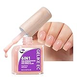 Gelike ec Nagelhärter Wachstums Nagel Rillenfüller: 6 in 1 Nudepink Nagelverstärker Reparatur...