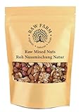 1 kg Roh Nussmischung Natur – 4 Sorten: Haselnüsse, Mandeln, Cashewkerne & Walnusskerne –...