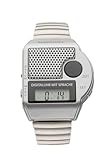Marschall Deutsch sprechende Armbanduhr mit Metallzugband I 1102V I Digitalarmbanduhr I Für Blinde,...