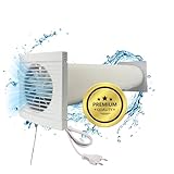 TronicXL 100m³/h Lüftungsanlage Set I 230V Wandlüfter mit Kabel und Zugschalter + Rohr +...