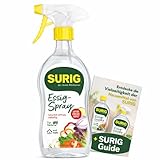 SURIG Essigspray 500 ml + Mini Guide - gebrauchsfertige Essigsäure 8% in Sprühflasche - zum...