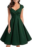 Bbonlinedress Rockabilly Kleider Damen Festliche Kleider Sommer Cocktailkleid Abendkleid elegant...