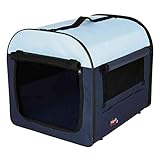 TRIXIE Hundebox Basic - Größe XS: 32 x 32 x 47 cm - mit abdeckbaren Netzeinsätzen,...