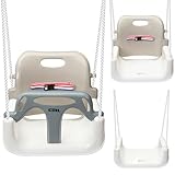 COIL Kinderschaukel Babyschaukel Outdoor 3-in-1 Schaukel Baby Verstellbarer Kinderschaukel Indoor...