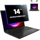 ngningo Notebook Laptop Blickschutzfolie 14 Zoll für 16:9 Seitenverhältnis, Sichtschutzfolie...