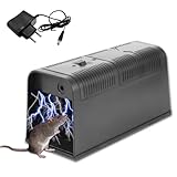 Elektrische Rattenfalle, Mausefalle Elektrisch, Extra Groß 1800 Elektrische Mausefalle für...