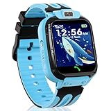 clleylise Kinder Smartwatch, Smartwatch Kinder mit GPS und Telefon Voice Chat, SOS, IP68,...