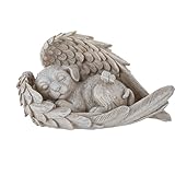 GmwyCzV Hund Grabsteine Statue, Hunde Engel Gedenkstatue, Hundegrabschmuck, Hund Engel Haustier...