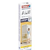 tesa Insect Stop ALU COMFORT Fliegengitter für Türen - Insektengitter mit Aluminium-Rahmen & Clear...