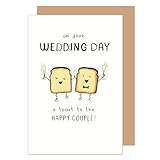 Edition Seidel Premium Glückwunschkarte zur Hochzeit mit Umschlag aus Kraftpapier. Hochzeitskarte...