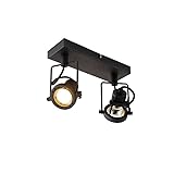 QAZQA - Industrie I Vintage I IndustrieSpot I Spotlight I Deckenspot I Deckenstrahler I Strahler I...