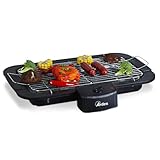 ARDES - Elektrogrill Rauchfrei 2200 W Tragbarer elektrischer Balkongrill Grill für Innen- und...