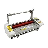 EIN- und doppelseitiger Rollenlaminator, Heiß-Kalt-Laminiergerät mit Walzen & digitalen Display,...