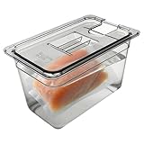 Sous Vide Behälter | Vakuumiergar Eimer Wassertank Mit Deckel,Vakuumgarschüssel Zum Einweichen...