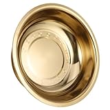 Sewroro Tragbare Feuerschale Goldfarben Multifunktionale Papierverbrennung Feuerkorb Großes...