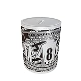 Spardose aus Keramik mit Fußballtrikot von Newcastle