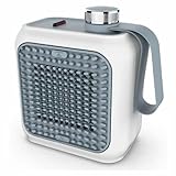 De'Longhi Capsule Desk Keramik-Heizlüfter HFX10B03.LB, leiser Mini-Schnellheizer, ausrichtbarem...