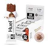 Huel Complete Nutrition Bar Chocolate Caramel, 12 x 55 g, Proteinriegel Schoko Karamell, High...