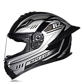 Motorrad Modulare Helm Klapphelm Helm Motorrad Mit Doppelvisier Für Damen Herren Erwachsene...