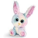 NICI Glubschis: Das Original – Rainbow Candy 15 cm – Kuscheltier Hase mit großen Augen –...