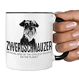 Zwergschnauzer Schnauzer Official Dog cool Tasse Kaffee lustig Kaffeebecher happy Design