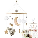 Babybett Mobile | Wiegen Mobile mit Musik | Dekoratives Böhmisches Mobile Für 0-3 Jahre...