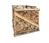 Brennholz Birke mit weniger als 20% Feuchtigkeit Palette - für Ofen, Feuerschale, Kamin, Kaminofen...