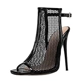 UPKOCH Elegante Damen High heels Sandaletten mit Cutout und Peep toe Superhoher Absatz Modische...