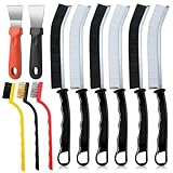 Qcdou Spaltreinigungsbürste, 11 PCS Fugenbürste mit harten Borsten, Multifunktionale...