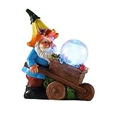 ibasenice Solar Gartenleuchte Rasenlampe mit Leuchtkugel Dekorative Solarlampe für Garten...