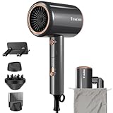 Haartrockner Ionen 2400W Rescien mit Reisebeutel & Halter, [2025 Neu] Föhn Fön Schnelltrocknen...