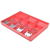 Ersatz-Kassenbox für Registrierkassen mit Metallclip, Bequem zu Verwenden, Schwarz, Weiß, Rosa...