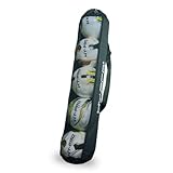 Hy-Pro Unisex Erwachsene 5 Ball Tube Tasche | Fußball/Netzball Trainingstasche, Schwarz