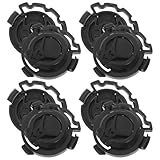 HEMOTON 4 Paar Motorradhelm Visier Verschlussschnallen aus Langlebigem Kunststoff Universelle...