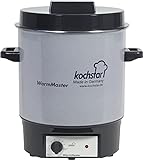 Kochstar WECK Einkochautomat WarmMaster Basic (Einkochtopf mit Thermostat, ohne Uhr, 230V, 1800 W,...