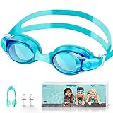 Schwimmbrille Kinder für 4-16 Jahren,Taucherbrille für Jungen und Mädchen,Anti UV-Schutz Kein...